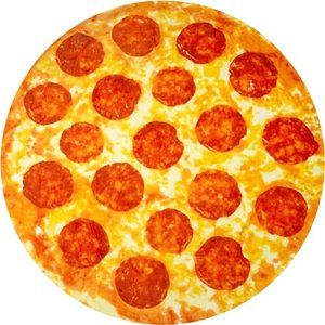 (60 Inch) Giant Pepperoni Pizza Blanket-Novelty Big Pizza Blanket Adult and Kids
